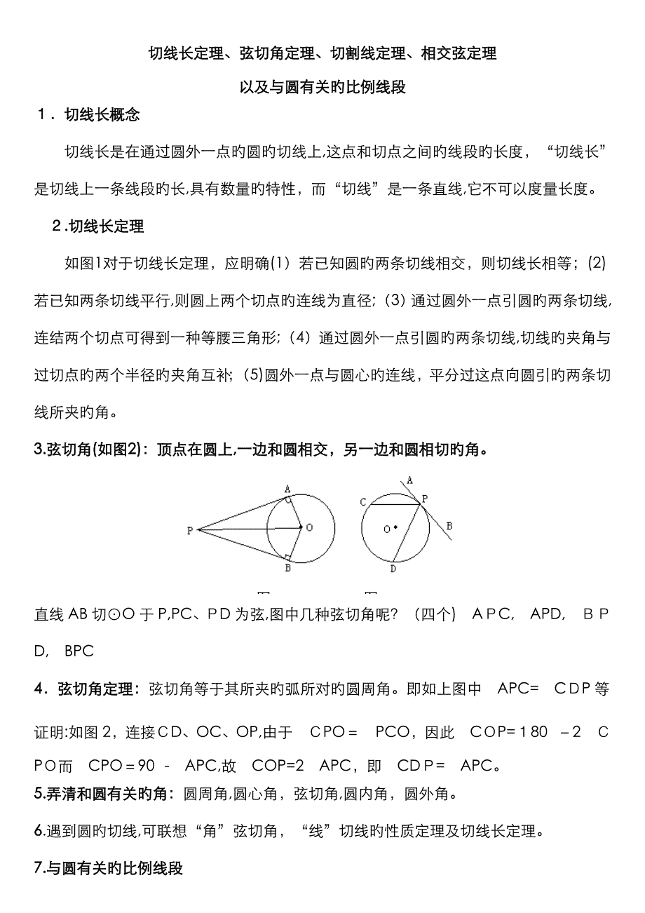 圆有关定理_第1页