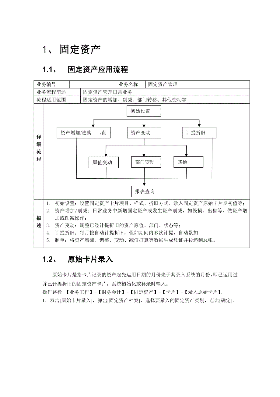 用友U8固定资产操作指南_第1页