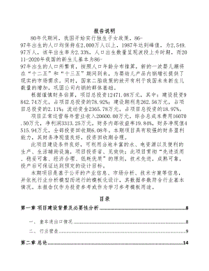 大庆儿童手推车项目可行性研究报告(DOC 78页)