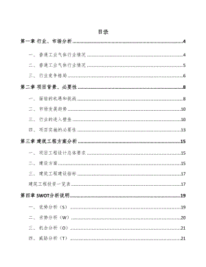 南宁特种气体项目可行性研究报告(DOC 50页)