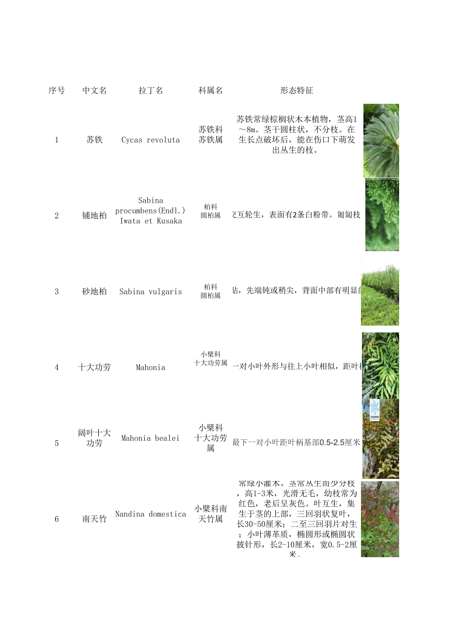 植物附表3、4、6_第1頁