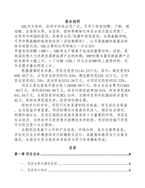 辽宁关于成立化工材料公司可行性研究报告模板范本(DOC 79页)
