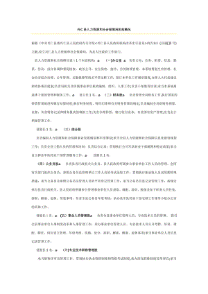 兴仁县人力资源和社会保障局机构概况