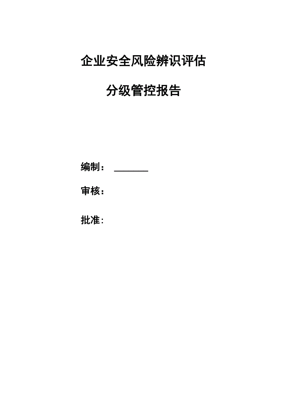 企业安全风险评估报告_第1页