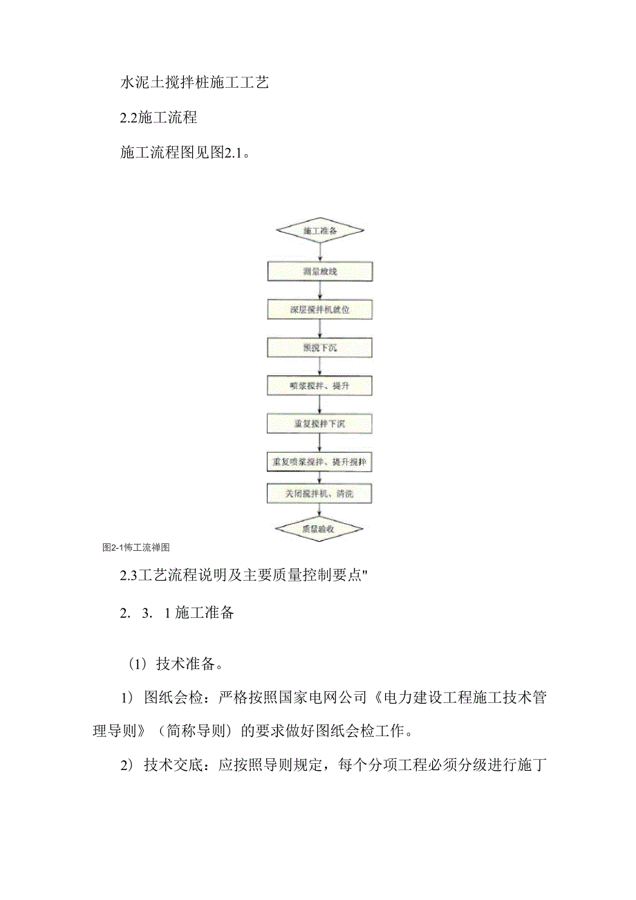 水泥土搅拌桩施工工艺_第1页