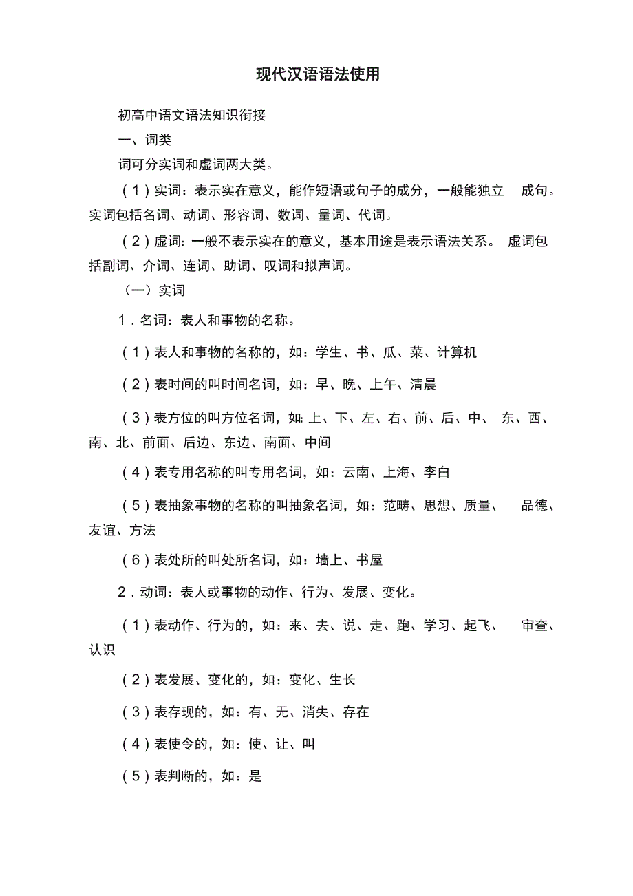 现代汉语语法使用_第1页