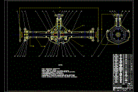 HLJ-QZ05整体式驱动桥CAD装配图