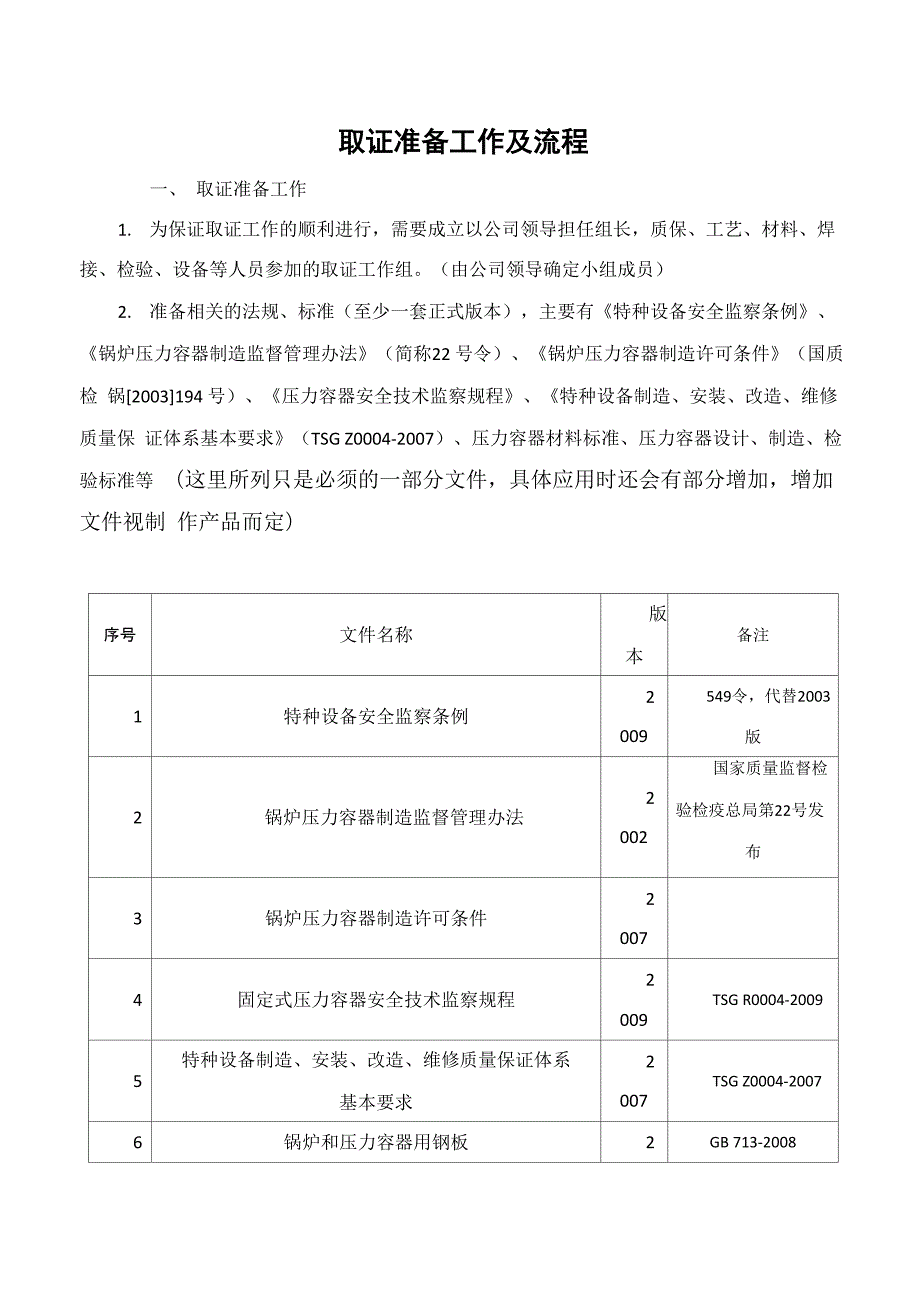 压力容器取证流程和要求_第1页