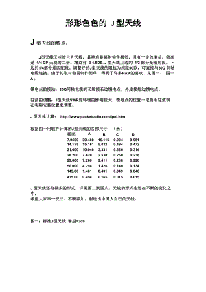 各种J型天线制作