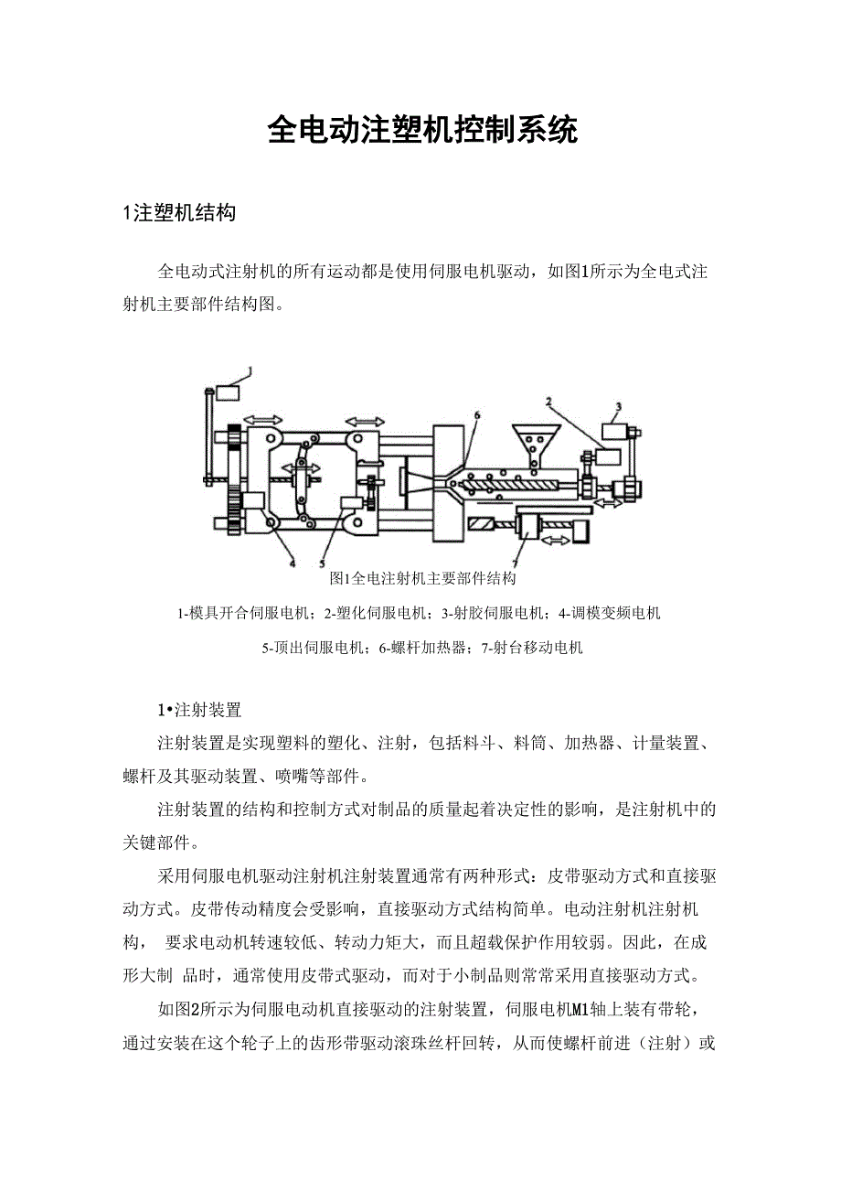 全电动注塑机控制系统解读_第1页