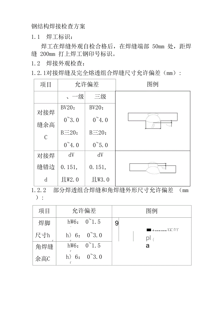 钢结构焊接检查方案_第1页