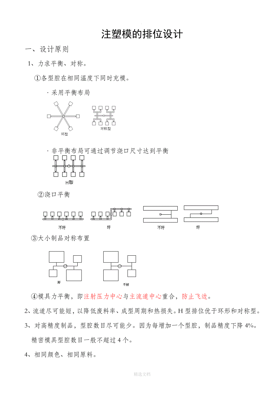 塑料模具型腔布置_第1页